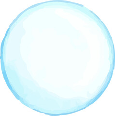 Bubble . Watercolor painting .