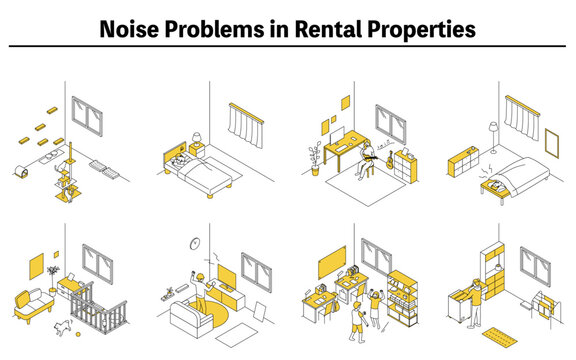賃貸物件の騒音トラブル：マンションやアパートでの生活音