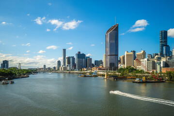 Scenery of Brisbane, the capital of Queensland, Australia