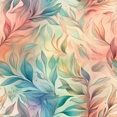 Beautiful Watercolor Blend in a Seamless Pattern
