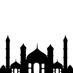 Mosque Silhouette Islamic Ornament