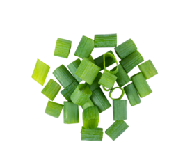 green onion isolated on transparent png