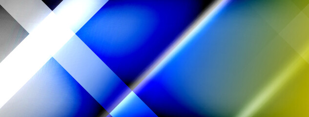 Abstract lines geometric techno background layout