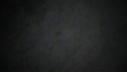 Grey or black grunge concrete solid wall background