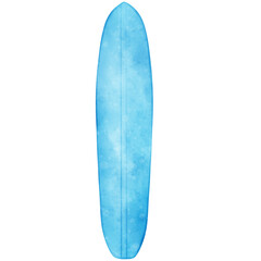 Watercolor surfboard, surfboard illustration, surf illustration, surfing