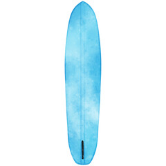 Watercolor surfboard, surfboard illustration, surf illustration, surfing