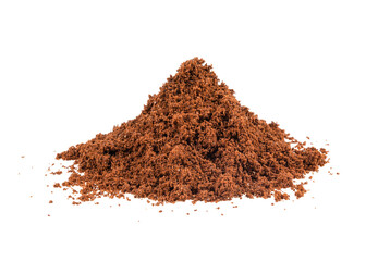 coffee powder on transparent png