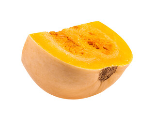 Butternut squash isolated on transparent png