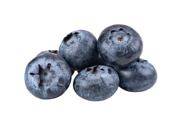 Blueberry isolated on transparent png