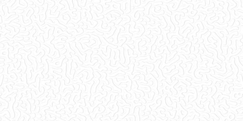 Random Turing pattern background. Abstract organic background, natural maze labyrinth, reaction diffusion pattern. Seamless vector pattern. White abstraction. Monochrome background.