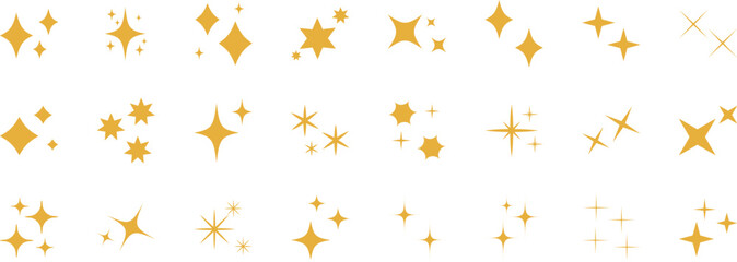 Stars set icons.Shine icons. Christmas vector symbols isolated.Sparkle star icons. 