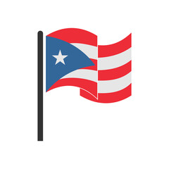 Puerto rico flags icon set, Puerto rico independence day icon set vector sign symbol
