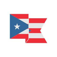 Puerto rico flags icon set, Puerto rico independence day icon set vector sign symbol