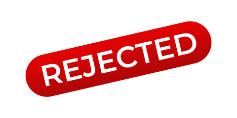 rejected icon template design
