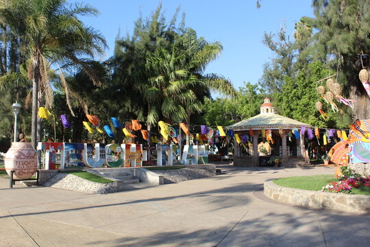 Plaza  principal de Teuchitlan Jalisco