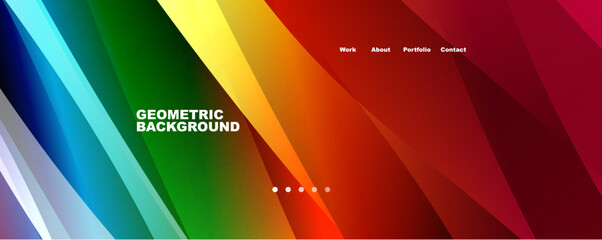 Fluid wave lines with trendy fluid color gradient abstract background. Web page for website or mobile app wallpaper