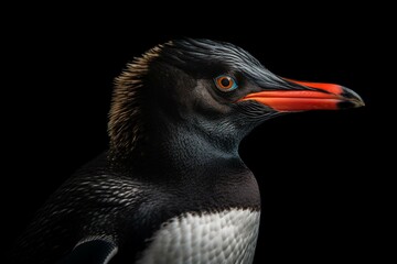 Naklejka premium Mr. Penguin. Generative AI