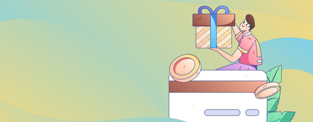 Internet finance and wealth management investment flat vector concept operation hand drawn illustration
