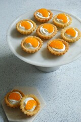 Orange fruit pie 
