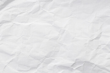 White crumpled recycle paper texture background