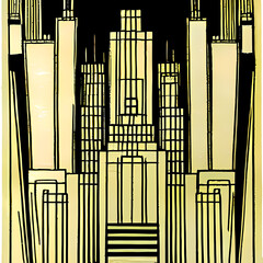 Obraz premium Art Deco