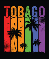Tobago T-Shirt And Caribbean T-Shirt Design