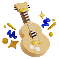 3d happy birthday related icon, happy anniversary and celebration illustration element