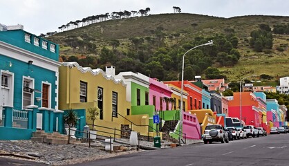 Impression of the Bo Kaap in Cape Town South Africa