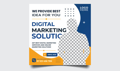 Digital marketing Social Media Cover photo Template Design . digital marketing agency web banner. business marketing social media cover design.social media cover design.