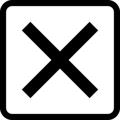 Obraz premium Cross icon