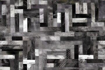 abstracted herringbone pattern. Integrated Design. Generative AI