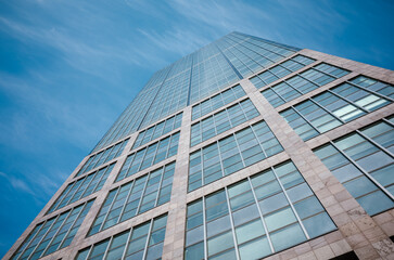 Fototapeta na wymiar modern high rise office building in the city
