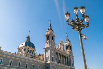 Church Cathedral de Santa María la Real de la Almudena, Madrid spain