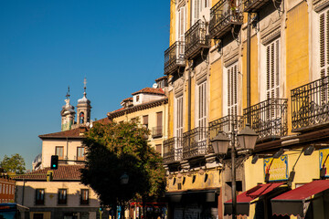 C. de Toledo by Plaza Mayor in Madrid Spain