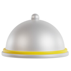 3d food icon hotel illustration