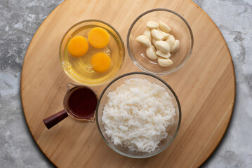 baking ingredients for fire rice