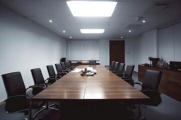 conference room modern interior background