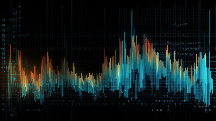 High-Resolution Matrix Stock Chart