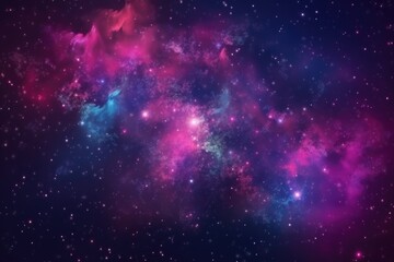 Fototapeta na wymiar Universe Magic: A Mystical Background of Stars and Cosmic Colors - Generative AI 15