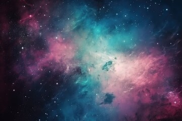Fototapeta na wymiar Universe Magic: A Mystical Background of Stars and Cosmic Colors - Generative AI 10