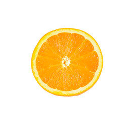 Orange slice isolated on  transparent png