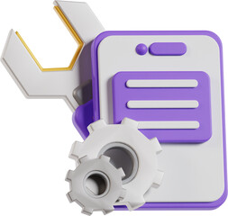 3d isolated customer service illustration,  help desk assistant icon