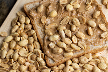 Chocolate peanut paste for a quick breakfast