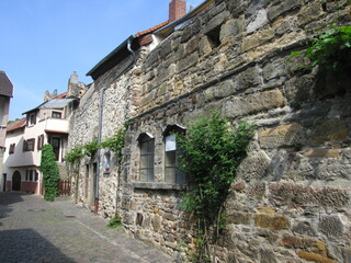 Fototapeta na wymiar Stadtmauer von Freinsheim