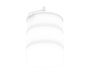 Barrel isolated on transparent background. 3d rendering - illustration