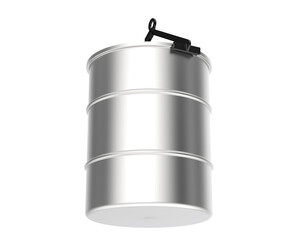 Barrel isolated on transparent background. 3d rendering - illustration