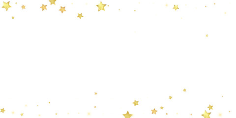 Magic stars vector overlay.  Gold stars scattered