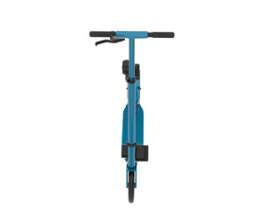 Electric scooter isolated on transparent background. 3d rendering - illustration