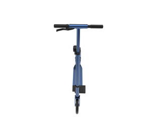 Electric scooter isolated on transparent background. 3d rendering - illustration