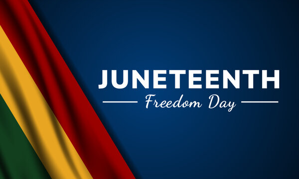 Happy Juneteenth freedom day background Vector illustration